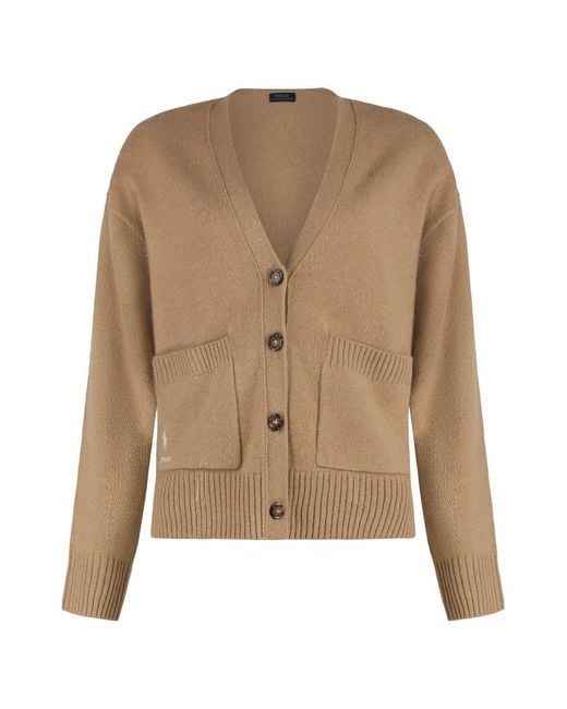 Polo Ralph Lauren Natural Wool Blend Cardigan