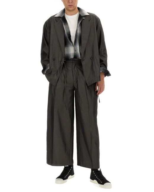 A.I.E. Black Oversize Jacket for men