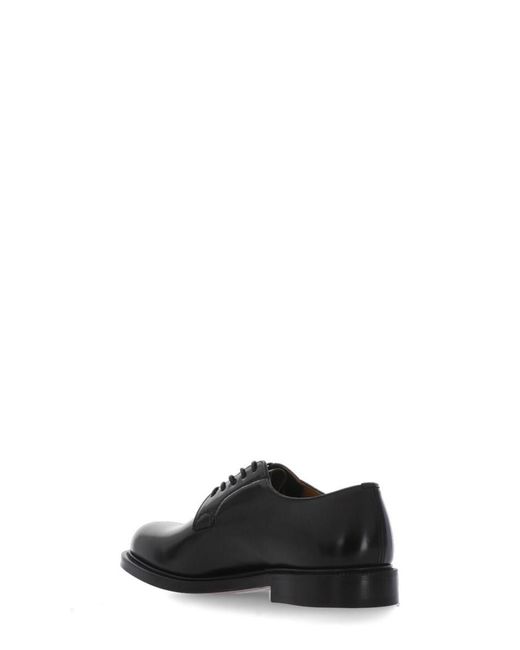 Church's Black Flat Shoes for men