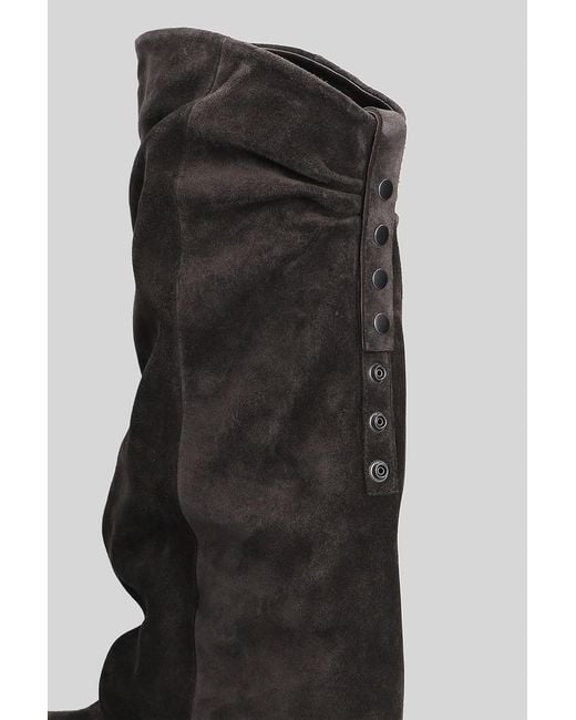 Ash Black Liam Low Heels Boots