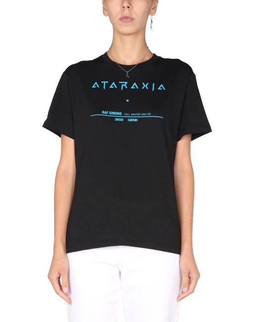 Raf Simons Black "Ataraxia" T-Shirt
