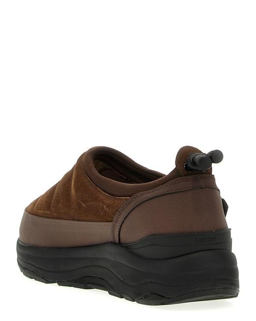 Suicoke Pepper Flat Shoes in Brown for Men | Lyst