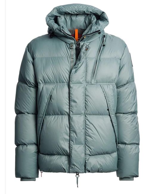 Parajumpers Blue Down Jacket "Cloud" for men