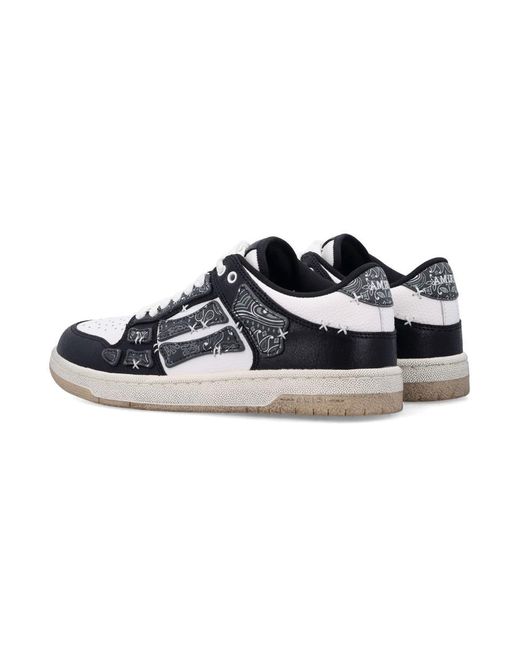 Amiri Blue Bandana Skel Top Low for men
