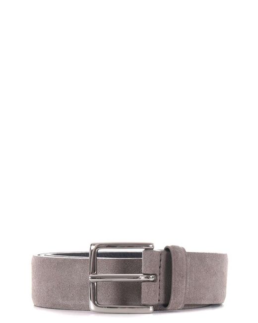 Orciani Gray Belts Dove for men