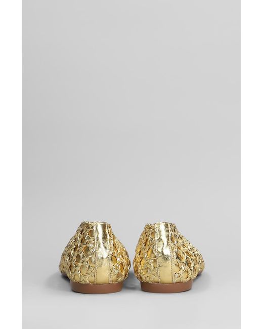 Carmens Metallic Maya Plait Ballet Flats