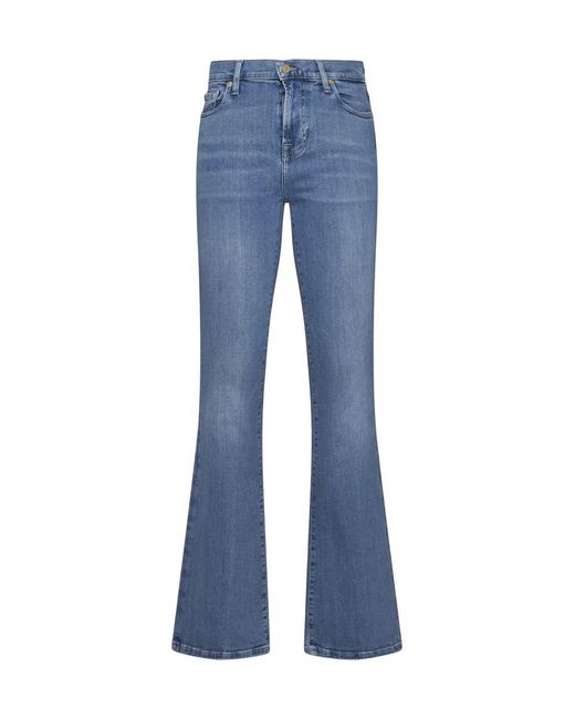 7 For All Mankind Blue Hw Ali Slim Illusion Intro Jeans