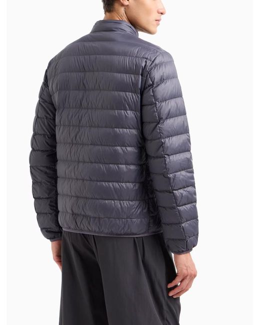EA7 Blue Core Identity Packable Down Jacket for men