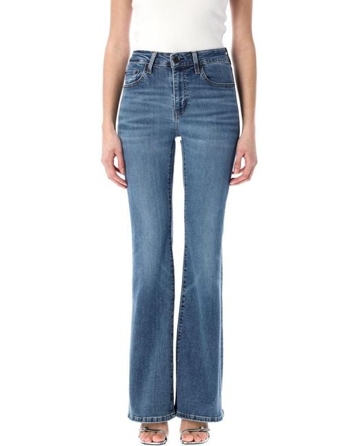 Levi's Blue 726 High Rise Flare Jeans