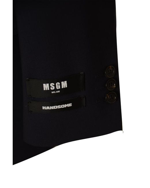 MSGM Black Jackets for men