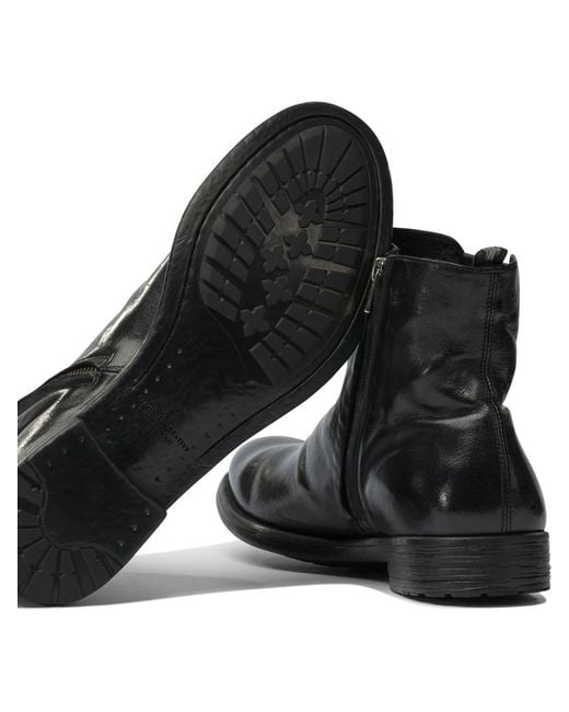Officine Creative Black "hive 036" Ankle Boots for men