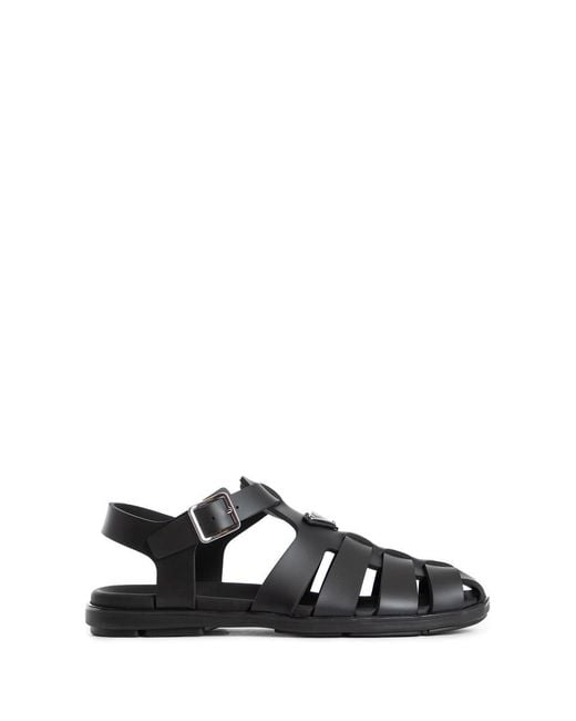 Prada Black Sandals & Slides for men