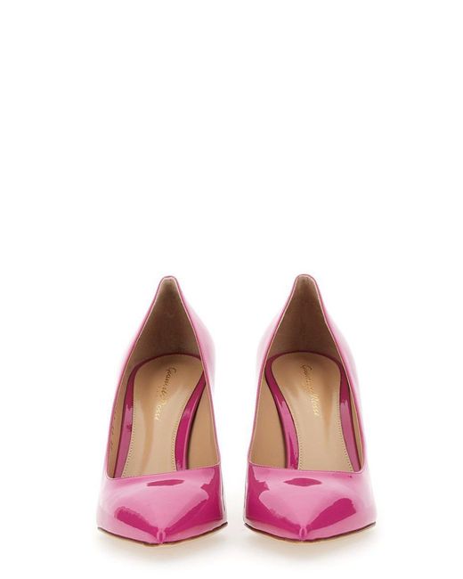 Gianvito Rossi Pink Elegant High Heels With 8.5 Cm Heel