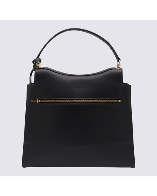 ハンドバッグ BALENCIAGA BLACK LEATHER NANO M TOP HANDLE BAG Balenciaga Leather Nano M Top Handle Bag in Black | Lyst