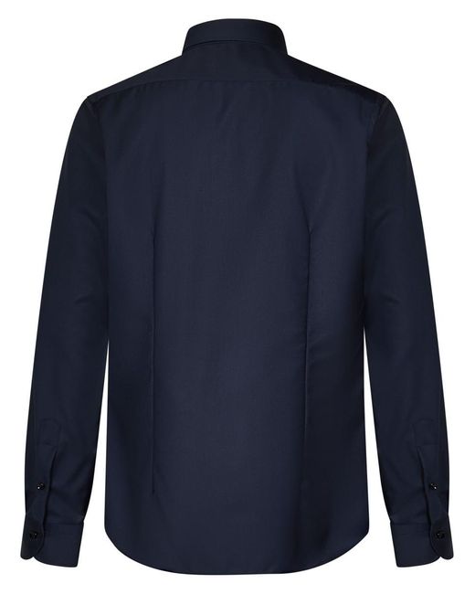 Franzese Collection Blue Franzese Napoli Donald Trump Model Shirt for men