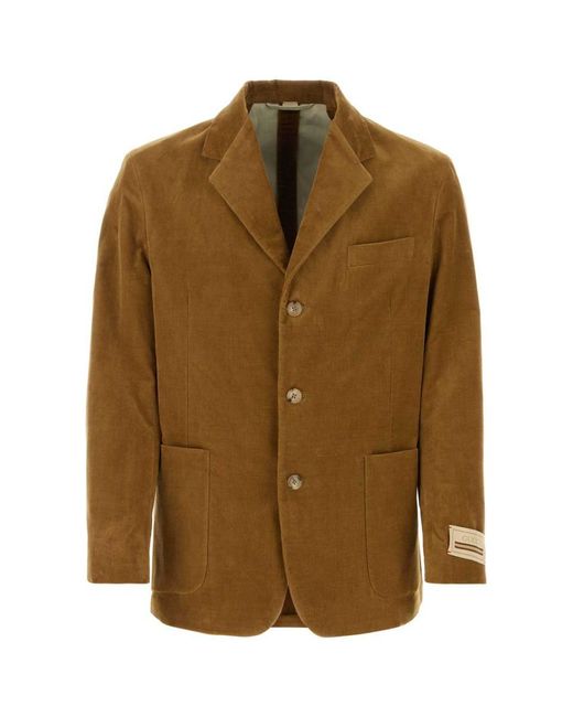 Gucci Brown Jackets And Vests for men