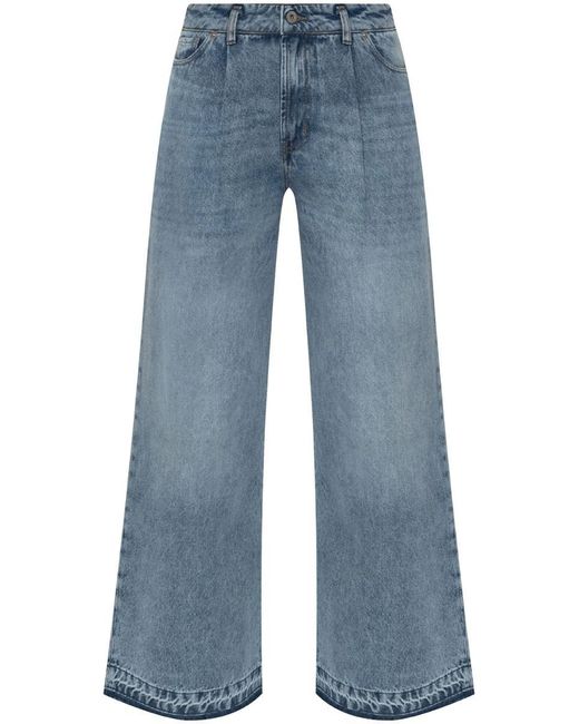 Halfboy Blue Wide-Leg Jeans