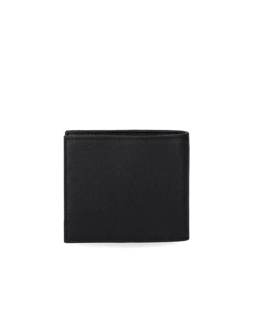 Emporio Armani Black Wallet With Logo for men