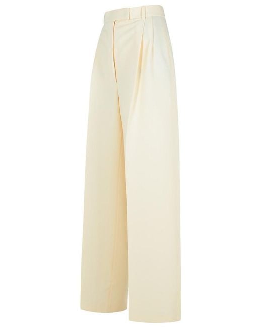 Rohe White 'tailored' Cream Recycled Polyester Pants