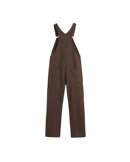 Levi's Brown Rt Overall Crackin Bracken Overall for men