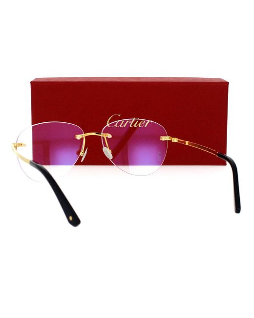 Cartier Red Eyeglass for men