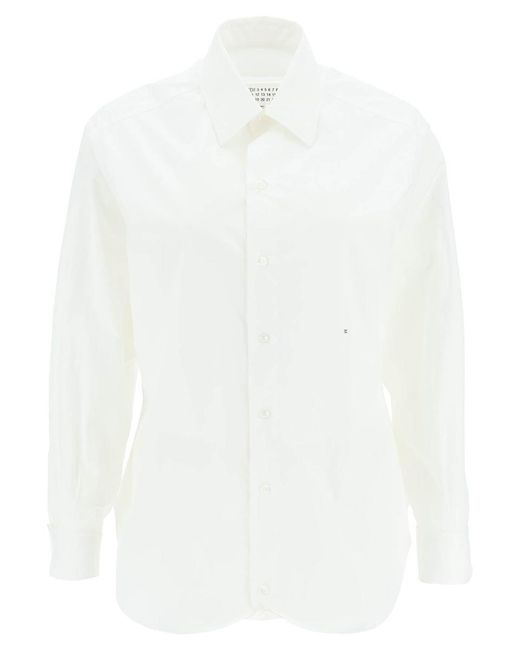 Maison Margiela White 'm' Cotton Shirt