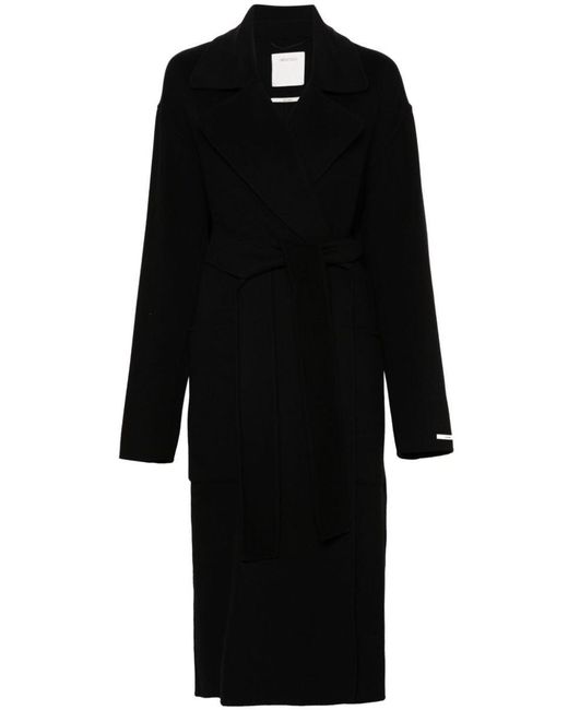 Sportmax Black Wool Coat