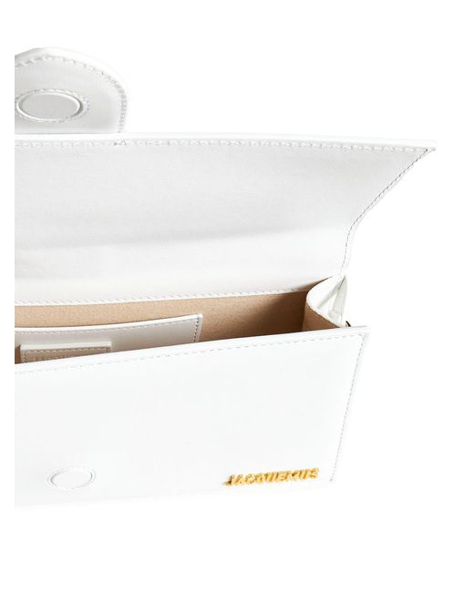 Jacquemus White Le Bambino Long Leather Bag