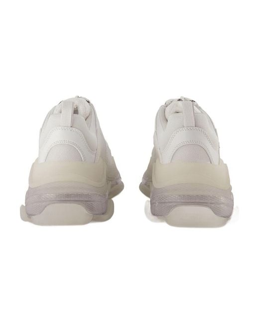 Balenciaga Gray Triple S Clearsole Sneakers