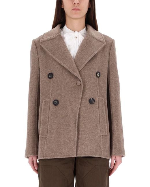 Tory Burch Brown Wide Twill Jacket