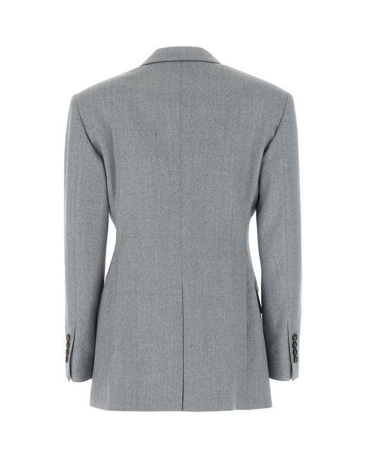 Brunello Cucinelli Gray Wool Blazer