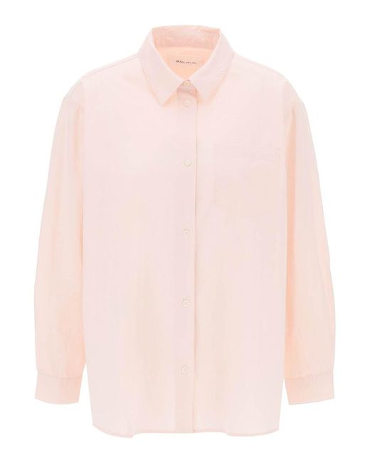 Skall Studio Pink "oversized Organic Cotton Edgar Shirt