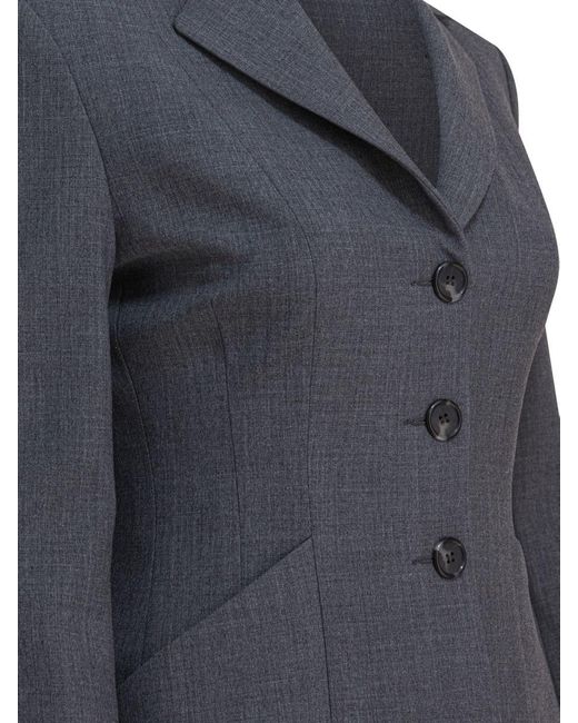 Semler Black Single-Breasted Blazer