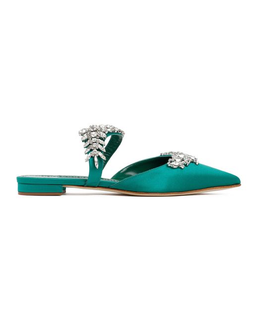 manolo blahnik lurum green