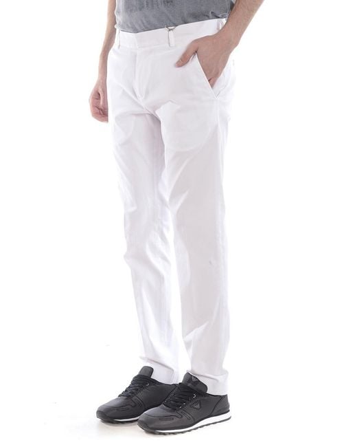 Daniele Alessandrini White Jeans Trouser for men