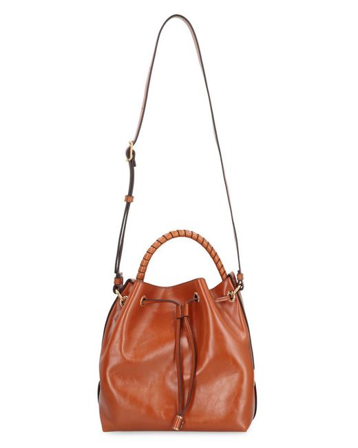 Chloé Brown Bucket Bag Marcie