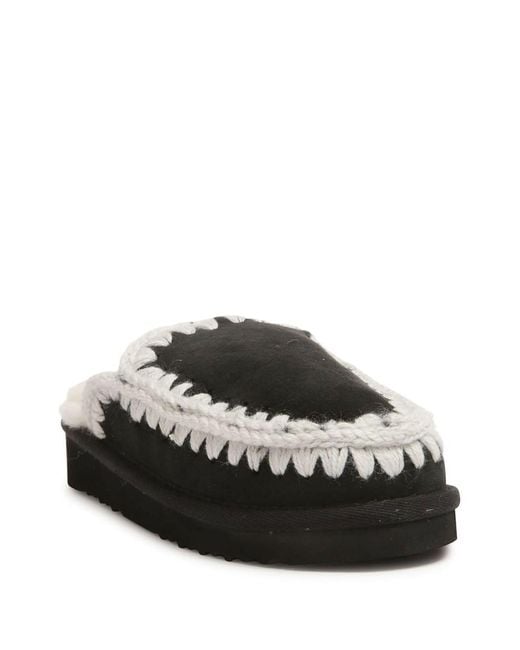 Mou Black Sandals