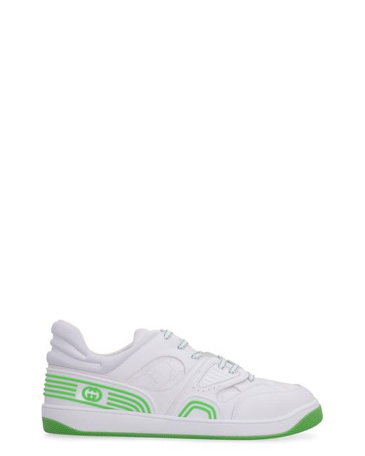 Gucci White Basket Low-top Sneakers for men