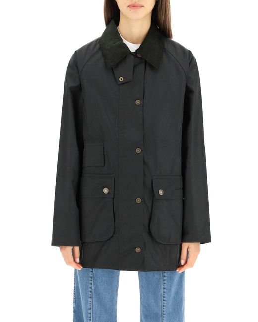 barbour women's acorn wax jacket