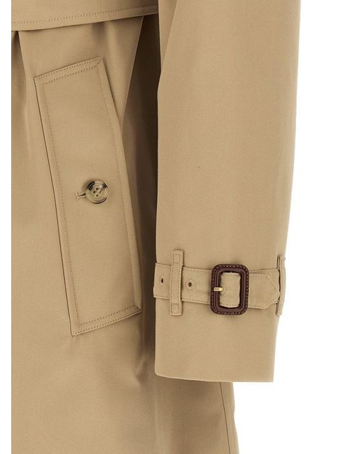 Burberry Natural 'Kensington' Trench Coat