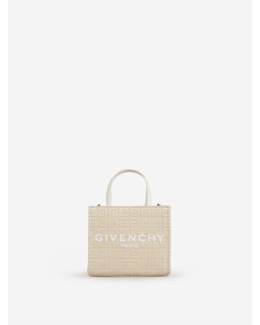 Givenchy White Mini Tote Bag