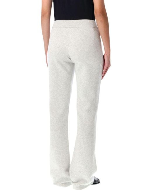 Coperni Gray Low-Waist Organic Cotton Jogging Pants
