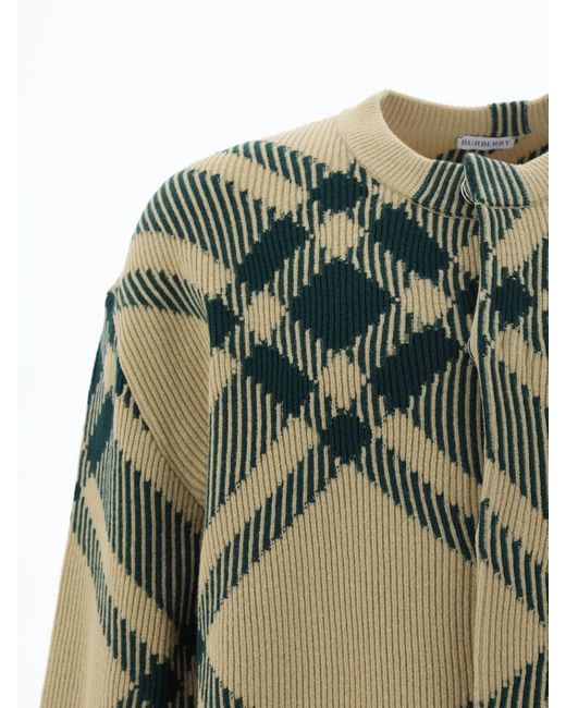 Burberry Green Knitwear for men