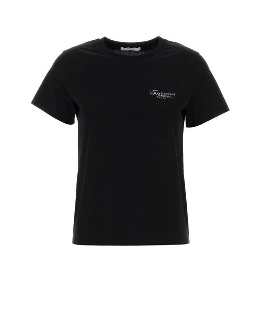 Givenchy Black Cotton T-Shirt