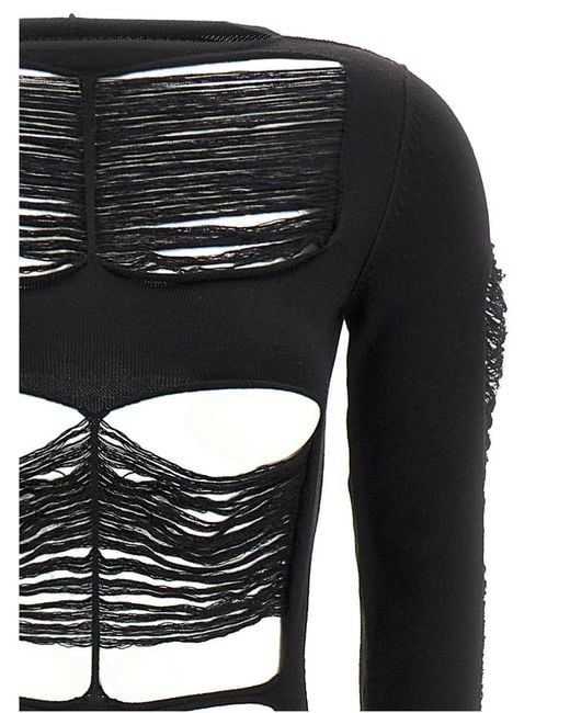 ワンピース RICK OWENS 'Luna' dress Black Rick Owens Luna Maxi Dress | Black | FARFETCH