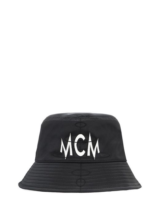 MCM Black Bucket Hat for men