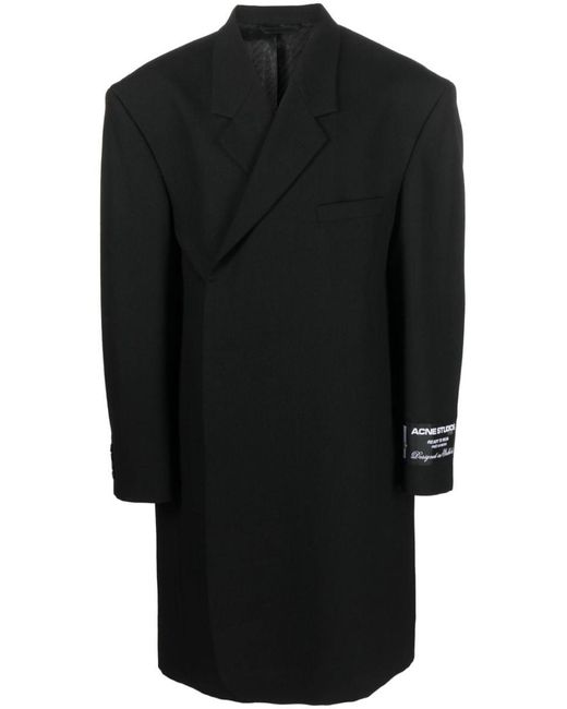 Acne Black Coats for men