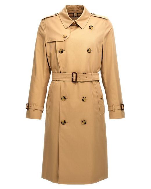 Burberry Natural Kensington Coats, Trench Coats for men