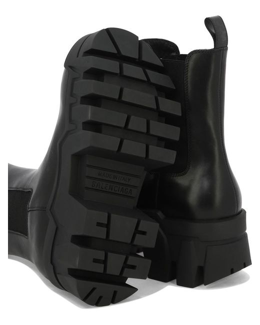 Balenciaga Black "Bulldozer" Chelsea Boots