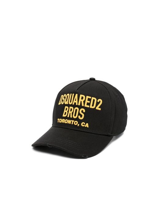DSquared² Black Hats for men